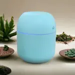 Ultrasonic Cool Mist Humidifier and Essential Oil Aroma Diffuser – Quiet, Multicolour LED Night Light, Portable USB-Powered Humidifier for Home, Office, and Car