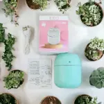 Ultrasonic Cool Mist Humidifier and Essential Oil Aroma Diffuser – Quiet, Multicolour LED Night Light, Portable USB-Powered Humidifier for Home, Office, and Car