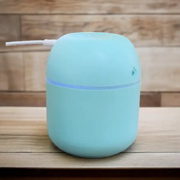 Ultrasonic Cool Mist Humidifier and Essential Oil Aroma Diffuser – Quiet, Multicolour LED Night Light, Portable USB-Powered Humidifier for Home, Office, and Car