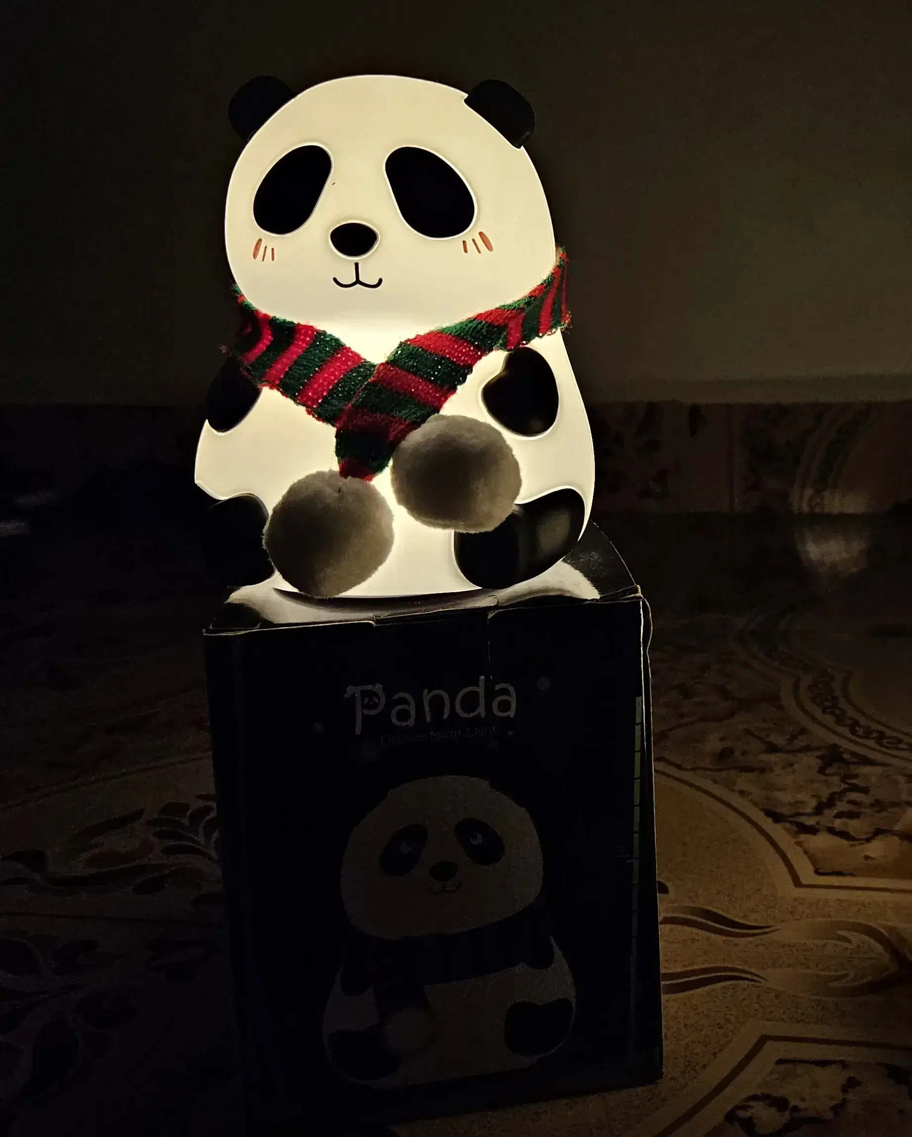 Silicone Panda Touch LED Night Light - Cute Panda Lamp for Kids, Teens, and Gifts | Rechargeable & Multi-Color Lighting Modes